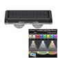 💡Solar Outdoor Wall Light – 3 Color & Rainbow🌈Waterproof LED Solar Wall Lamp Fence Porch Patio Yard Decor UK🇬🇧