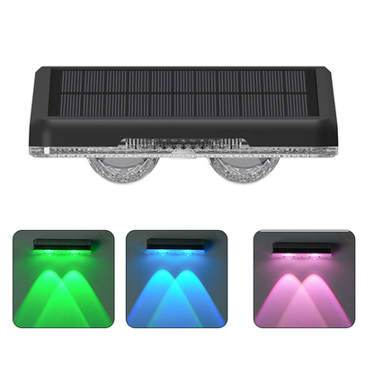 💡Solar Outdoor Wall Light – 3 Color & Rainbow🌈Waterproof LED Solar Wall Lamp Fence Porch Patio Yard Decor UK🇬🇧