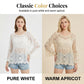 ⏰2026 SUMMER HOT SALE – 50% OFF! 🔥 👚Women's Vintage-Inspired Lace Cover-Up Blouse – Delicate Lace, Flowy Fit & Perfect for Layering or a Romantic Look ✨