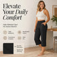 🏆LAST DAY SPECIAL PRICE ￡11.99⚡50K+ SOLD💕👖Women's High-Waisted Stretch Cropped Pants💫Elastic Slim Fit Ankle Trousers Casual Daily Commute Holiday Outfit UK🇬🇧
