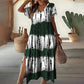 🌺2026 Summer Hot Sale：Only￡14.99‼️👗Women’s Casual V-Neck Gradient Dress💐Soft Flowy Ombre Sundress For Beach Holiday Daily Commute UK🇬🇧🌈