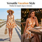 🌴SUMMER HOT SALE £14.99!!💥50K+ SOLD!👗Women‘s Halter Tie-Neck Printed Mini Dress✨Backless Self-Tie Sleeveless Floral Sundress For Holiday Date Party