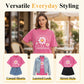 🌼👕2026 Summer Hot Sale 50% OFF‼️✨Dames Zomer T-Shirt Aanbieding｜Vintage Gewassen Madeliefje Print Loose Fit T-Shirt voor Dames✨Zacht Ademend Los Model Alledaagse Casual Top NL🇳🇱