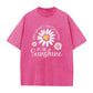 🌼👕2026 Summer Hot Sale 50% OFF‼️✨Dames Zomer T-Shirt Aanbieding｜Vintage Gewassen Madeliefje Print Loose Fit T-Shirt voor Dames✨Zacht Ademend Los Model Alledaagse Casual Top NL🇳🇱