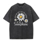 🌼👕2026 Summer Hot Sale 50% OFF‼️✨Dames Zomer T-Shirt Aanbieding｜Vintage Gewassen Madeliefje Print Loose Fit T-Shirt voor Dames✨Zacht Ademend Los Model Alledaagse Casual Top NL🇳🇱