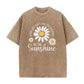 🌼👕2026 Summer Hot Sale 50% OFF‼️✨Dames Zomer T-Shirt Aanbieding｜Vintage Gewassen Madeliefje Print Loose Fit T-Shirt voor Dames✨Zacht Ademend Los Model Alledaagse Casual Top NL🇳🇱