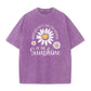 🌼👕2026 Summer Hot Sale 50% OFF‼️✨Dames Zomer T-Shirt Aanbieding｜Vintage Gewassen Madeliefje Print Loose Fit T-Shirt voor Dames✨Zacht Ademend Los Model Alledaagse Casual Top NL🇳🇱