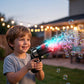 🔫 LAST DAY SPECIAL PRICE ￡9.99⚡50K+ SOLD💕Outdoor Electric Revolver Bubble Toy for Kids✨Auto Continuous Bubble Blaster with LED Light & Music Drop-Resistant Backyard Party Toy UK🇬🇧🫧