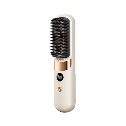 🔥💇LAST DAY SALE – ONLY ￡13.99‼️✨Beauty Hair Tool Hot Sale｜3-in-1 Portable Cordless Hair Straightener Comb✨Rechargeable Wireless Straightening Brush Anti-Scald Travel Hairstyling Device UK🇬🇧