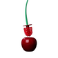 ⏰🚽LAST DAY SPECIAL PRICE ￡8.99⚡50K+ SOLD💕✨Creative Cherry-Shaped Toilet Brush🍒Wall Mounted No Dead Corner Cleaning Brush Detachable Bathroom Accessory UK🇬🇧