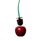 ⏰🚽LAST DAY SPECIAL PRICE ￡8.99⚡50K+ SOLD💕✨Creative Cherry-Shaped Toilet Brush🍒Wall Mounted No Dead Corner Cleaning Brush Detachable Bathroom Accessory UK🇬🇧