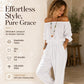 ⏳👗2026 Summer Hot Sale 50% OFF‼️🌸Women's Off Shoulder Jumpsuit – Effortless Chic With A Flattering Fit ✨
