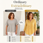 🔥👚2026 Summer Hot Sale– Only ￡12.99!!⚡️Women's Long Sleeve Pleated Henley Neck Blouse✨Soft Breathable Elegant Casual Pleated Top Daily Commute Outfit UK🇬🇧💐