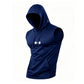 🔥🏃LAST DAY SALE – ONLY ￡12.99‼️✨Men's Athletic Sleeveless Hoodie Vest👕Lightweight Breathable Hooded Tank Top For Fitness, Workout, Casual Daily Wear UK Stock