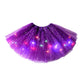 🏆🌈LAST DAY SALE – ONLY ￡8.99!!🔥LED Light Up Sequin Tutu Skirt Star Mesh Princess Skirt for Girls and Adults