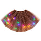 🏆🌈LAST DAY SALE – ONLY ￡8.99!!🔥LED Light Up Sequin Tutu Skirt Star Mesh Princess Skirt for Girls and Adults