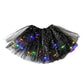 🏆🌈LAST DAY SALE – ONLY ￡8.99!!🔥LED Light Up Sequin Tutu Skirt Star Mesh Princess Skirt for Girls and Adults