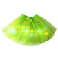 🏆🌈LAST DAY SALE – ONLY ￡8.99!!🔥LED Light Up Sequin Tutu Skirt Star Mesh Princess Skirt for Girls and Adults