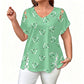 ⏳💓LAST DAY SPECIAL PRICE ￡11.99⚡50K+ SOLD💕👚 Cutout V-Neck Tee – Effortless Side-Tie Chic 🌸