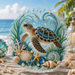 🌞💙Summer Hot Sale– Only ￡12.99‼️🌊 DIY Ocean Pearl Painting – Create Your Own Unique Wall Art with a Beautiful Sea Theme🐬