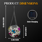 🦋💗LAST DAY SALE 60% OFF⚡50K+ SOLD💕 Solar Iron Lantern with Butterfly Motif – Weatherproof, Bright & Decorative, Perfect for Garden, Patio & Balcony ☀️✨