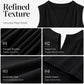 Women's Elegant Pleated V-Neck Dress