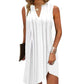 Women's Elegant Pleated V-Neck Dress