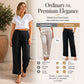 💗LAST DAY SALE – ONLY ￡12.99!!👖Women's Relaxed Fit Linen Blend Pants – Classic Straight Leg Trousers