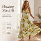 ⏳🌻2026 SUMMER HOT SALE £9.99!!💥50K+ SOLD💕👗Flowy Vacation Maxi Dress  🌊Elegant Loose Long Sundress Beach Holiday Daily Outfit UK✨
