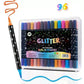 🔥🎨This Week's Special Price:£7.99!!✨Glitter Effect Brush Markers🥇: Create Sparkling Art Smoothly 🥳(🌈24-120 Colors | Smooth No Clog | No Bleed Through📝)