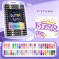 🔥🎨This Week's Special Price:£7.99!!✨Glitter Effect Brush Markers🥇: Create Sparkling Art Smoothly 🥳(🌈24-120 Colors | Smooth No Clog | No Bleed Through📝)