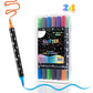 🔥🎨This Week's Special Price:£7.99!!✨Glitter Effect Brush Markers🥇: Create Sparkling Art Smoothly 🥳(🌈24-120 Colors | Smooth No Clog | No Bleed Through📝)