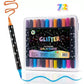 🔥🎨This Week's Special Price:£7.99!!✨Glitter Effect Brush Markers🥇: Create Sparkling Art Smoothly 🥳(🌈24-120 Colors | Smooth No Clog | No Bleed Through📝)