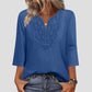 👚💗LAST DAY SALE 60% OFF⚡50K+ SOLD💕Top Pick - Lace-Trim V-Neck Blouse – Breathable Fabric & Flattering Drape for Work or Weekend 🌿
