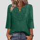 👚💗LAST DAY SALE 60% OFF⚡50K+ SOLD💕Top Pick - Lace-Trim V-Neck Blouse – Breathable Fabric & Flattering Drape for Work or Weekend 🌿