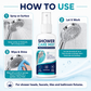 🚿Last Day Special Price £7.99!!🚿✨Fast-Acting Shower Limescale Remover Spray – Dissolves stubborn mineral deposits & hard water stains. Restores water flow & shine – just spray & wipe! 🧼💪