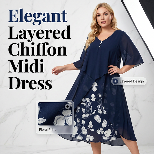 ⚡ Final Clearance – Up to 50% OFF ⚡Women's Casual Loose Fit Floral Print Dress