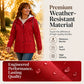 🏔️❄️Seasonal Sale – 60% Off! 💦Women's Plush-Lined Windproof Hooded Jacket