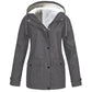 🏔️❄️Seasonal Sale – 60% Off! 💦Women's Plush-Lined Windproof Hooded Jacket