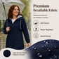 ⏳LAST DAY SALE £18.99!! TODAY! 💥🌧️💥 Women's Outdoor Waterproof Hooded Jacket 🧥
