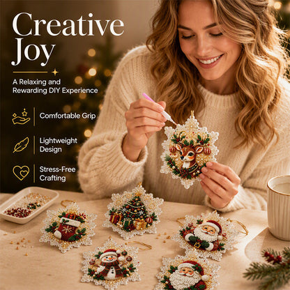 😍Xmas Pre Sales - 49% OFF🎄 DIY Diamond Ornament Set | Festive Craft Fun