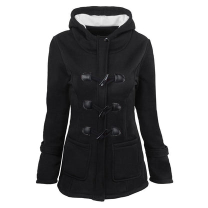💖Early Autumn’s Sale 50% OFF🧥Women’s Thickened Mid-length Hooded Jacket