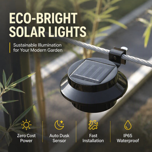 🏆Surprise Price: Only £9.99!!🔥Light Up Gutters, Fences & Garden Walls — Solar-Powered Outdoor LEDs With No Mains Wiring Needed 🏡✨ 2