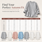 ⏳🔥LIMITED-TIME 47% OFF! ⏰Women's Warm Crew Neck Long Sleeve Top