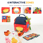 🏆HOT SALE 50% OFF💥🐮🏡Interactive Plush Farm House Toy Set for Kids