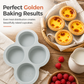 📢📢Time-Limited Special Price: ￡7.99!!🥧🍳3-Cavity 4-Inch Round Cylindrical Silicone Cake Mold DIY Baking Pan for Rainbow Cake and Pizza