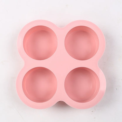 📢📢Time-Limited Special Price: ￡7.99!!🥧🍳3-Cavity 4-Inch Round Cylindrical Silicone Cake Mold DIY Baking Pan for Rainbow Cake and Pizza