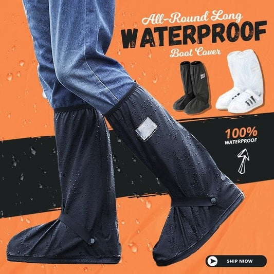 ⏳🖤Black Friday Sale: ONLY ￡14.99!!🥾 All-Round Long Waterproof Boot Covers – Keep Shoes Clean & Dry 💧✨