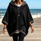 🏆HOT SALE 50% OFF💥Women's Leopard Print Trim Hoodie