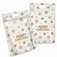 📢📢40% OFF !! ⏰50 Pack Christmas Candy Bags Cartoon Stand Up Zipper Pouches for Snowflake Crisp Cookie and Baking Food Packaging